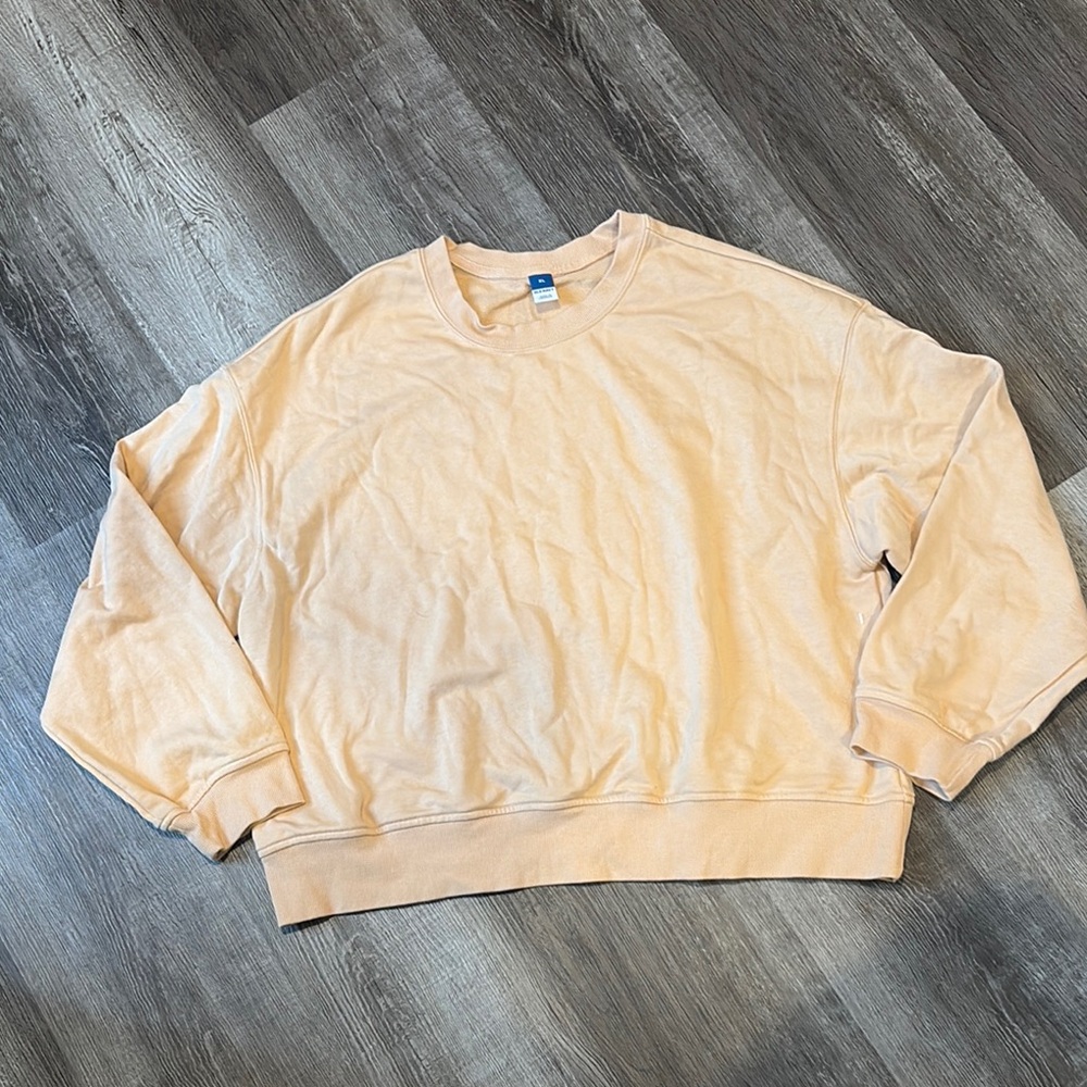 Cream crew Sweatshirt
